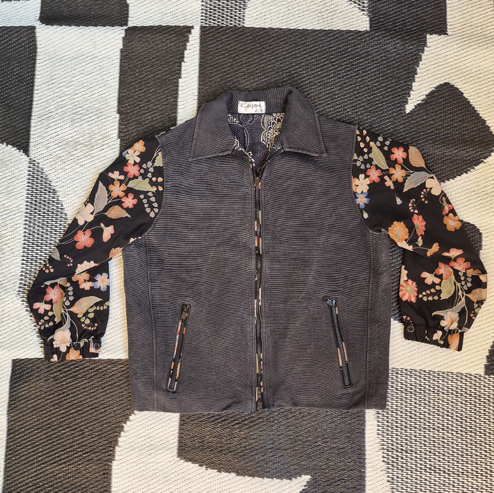 Reversible Floral Bomber Jacket
